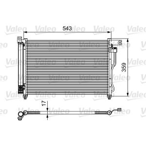 A/C-kondensor VALEO 814115