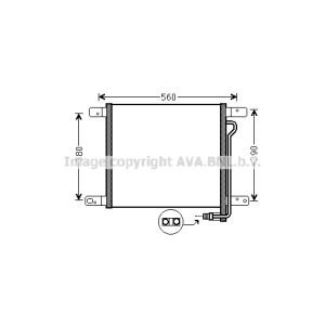 Condensador, aire acondicionado AVA COOLING MN5053