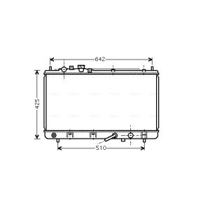Arrefecedor do motor AVA COOLING MZ2167