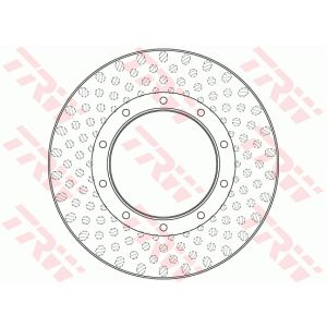 Remschijf TRW AUTOMOTIVE DF5010S