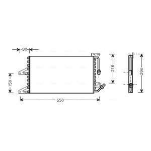 Condenseur (climatisation) AVA COOLING FT5205