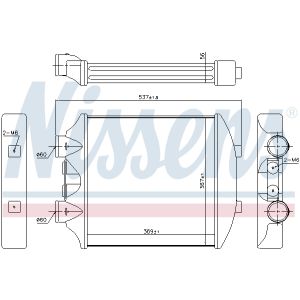 Intercooler NISSENS 96405