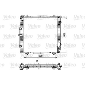 Motorkühler VALEO 732459
