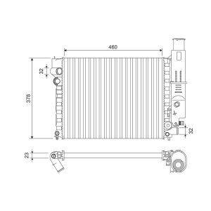 Motorkühler VALEO 810915