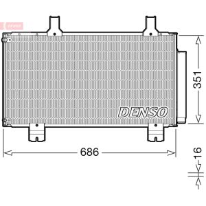 Condenseur (climatisation) DENSO DCN40028