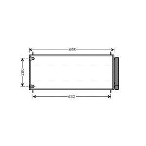 Condenseur (climatisation) AVA COOLING TO5406D