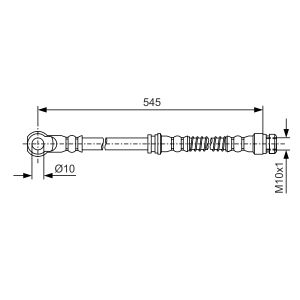 Bremsschlauch BOSCH 1 987 481 724