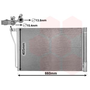 Condenseur (climatisation) VAN WEZEL 06005490