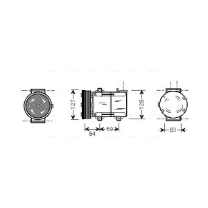 Klimakompressor AVA COOLING FDAK167