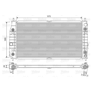 Raffreddatore motore VALEO 701556