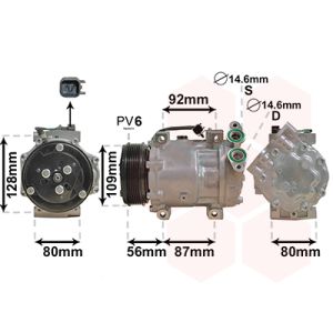 Compressor, ar condicionado VAN WEZEL 5901K704
