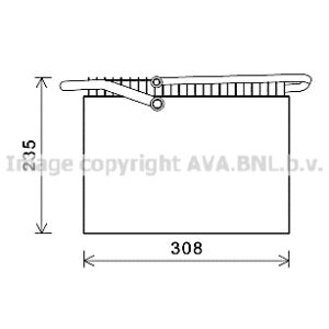 Evaporatore, impianto di climatizzazione HIGHWAY VLV064