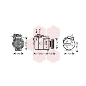 Klimakompressor VAN WEZEL 0600K318