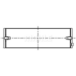 Kurbelwellenlager MAHLE 099 HL 21069 000