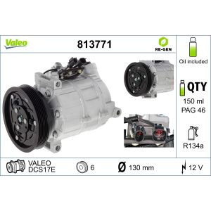 Compressor, ar condicionado VALEO 813771