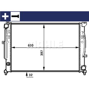 Kühler, Motorkühlung BEHR MAHLE CR 423 000S