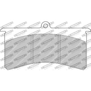 Korkean suorituskyvyn jarrupalat FERODO FRP501W