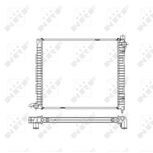 Radiateur, refroidissement moteur NRF 55445