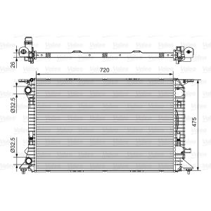 Motorradiateur  VALEO 735471