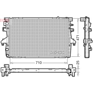 Radiador, arrefecimento do motor DENSO DRM32039