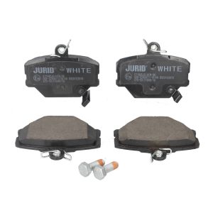 Bremsbelagsatz JURID WHITE 571995JC, Keramik, Vorne, Warnkontakt