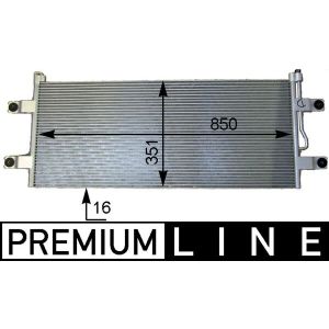 Condenseur (climatisation) MAHLE AC 783 000P