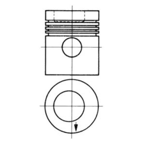 Pistón KOLBENSCHMIDT 93882600