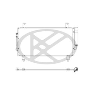 Condensador, sistema de ar condicionado KOYORAD CD030755