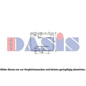 Raffreddatore motore AKS DASIS 060078N