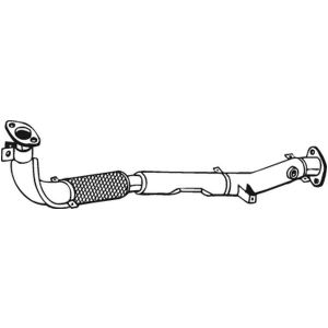 Tubo de escape BOSAL 823-885