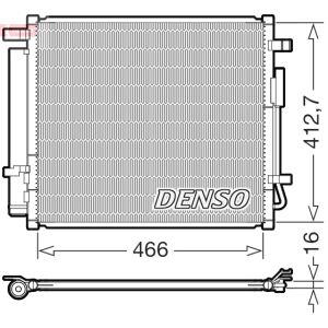Kondensator, Klimaanlage DENSO DCN41033
