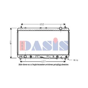Radiateur moteur AKS DASIS 211970N