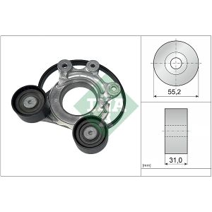 Cinto com várias nervuras (6PK1019)  INA 534 0774 10