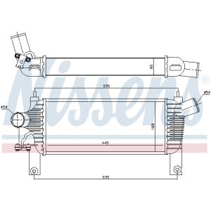 Intercooler NISSENS 96622