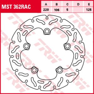 Jarrulevy TRW MOTO MST362RAC