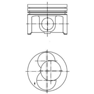 Pistão KOLBENSCHMIDT 40 093 720