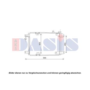 Condenseur (climatisation) AKS DASIS 322031N