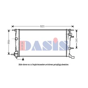 Motorkühler AKS DASIS 180065N