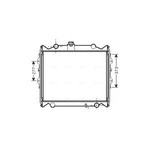 Motorradiateur  AVA COOLING TO2248