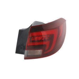 Luz traseira, direita (24V, vermelho) VALEO 047078