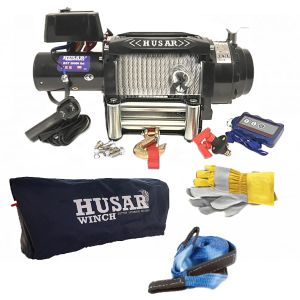 Verricello a fune per veicoli montati e speciali HUSAR WINCH BSTS20000LBS24VKIT1