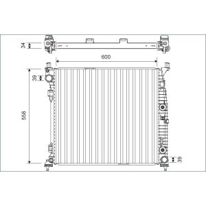 Arrefecedor do motor VALEO 701167