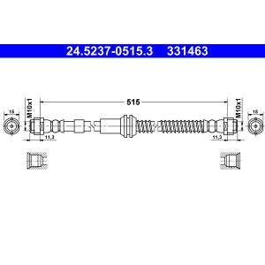 Bromsslang ATE 24.5237-0515.3