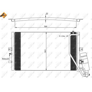 Condensor, airconditioning NRF 35558