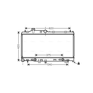 Arrefecedor do motor AVA COOLING SU2066