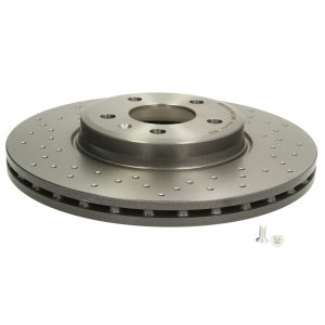 Remschijf BREMBO 09A8201X voorkant, gelocht, geventileerd, geperforeerd, 1 Stuk