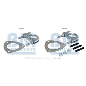 Kit de montagem, tubo de escape BM CATALYSTS FK70602