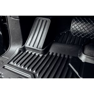 77407237 FROGUM Ensemble de tapis de sol Caoutchouc, avant et arrière,  Quantité: 4, noir, Sur mesure pour FORD FIESTA ▷ AUTODOC prix et avis