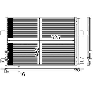 Condenseur (climatisation) MAHLE AC 885 000S