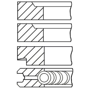 Kolbenringsatz GOETZE 08-202400-10